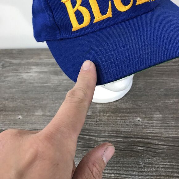 Vintage 90s St. Louis Blues The Game Snapback Hat Cap NHL Hockey - Picture 4 of 13